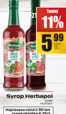 Syrop Herbapol promocja w Supeco