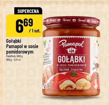 Gołąbki Pamapol w sosie pomidorowym promocja w POLOmarket