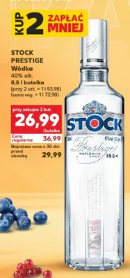 Wódka Stock Prestige promocja w Kaufland