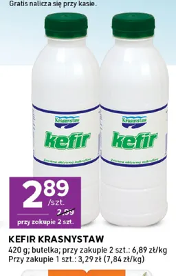 Kefir Krasnystaw promocja w Stokrotka