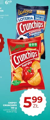Chipsy Crunchips Papryka promocja w Duży Ben