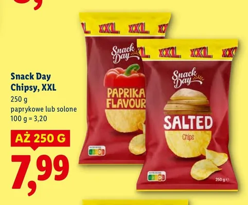 Chipsy paprykowe promocja w Lidl