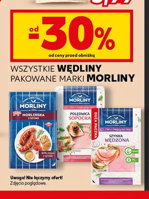 Wędliny pakowane marki Morliny promocja w Kaufland