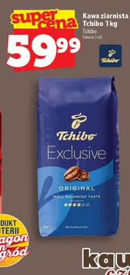 Kawa ziarnista Tchibo Exclusive promocja w TOPAZ