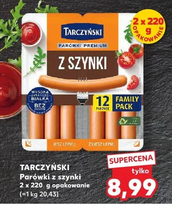 Parówki z szynki promocja w Kaufland