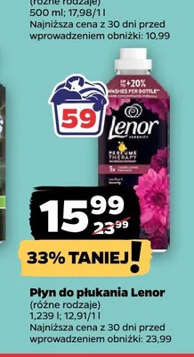Płyn do płukania Lenor promocja w Netto