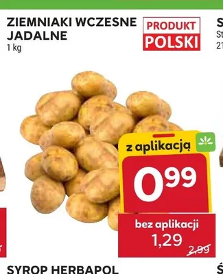 Ziemniaki wczesne jadalne promocja w Stokrotka