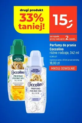 Płyn do płukania pure Coccolino promocja w Dealz