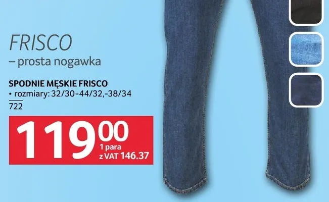 Spodnie męskie promocja w Selgros