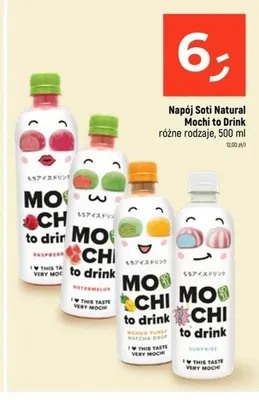 Napój Soti Natural Mochi to Drink Mango Puree Matcha Drop promocja w Dealz