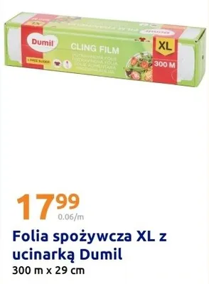 Folia spożywcza XL z ucinarką promocja w Action
