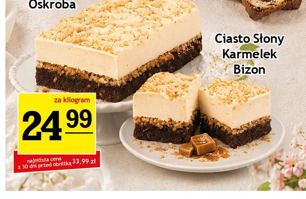 Ciasto Słony Karmelek Bizon promocja w Gram Market