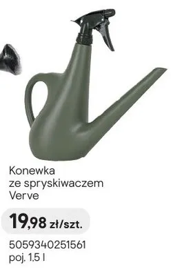 Konewka ze spryskiwaczem Verve promocja w Castorama