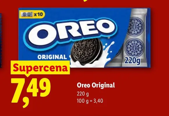 Ciastka Oreo Original promocja w Lidl