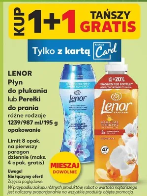 Płyn do płukania lub perełki do prania różne rodzaje promocja w Kaufland