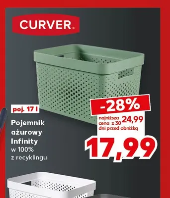 Pojemnik ażurowy Infinity Curver 17 l promocja w Kaufland