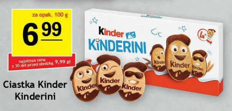 Ciastka Kinder Kinderini promocja w Gram Market