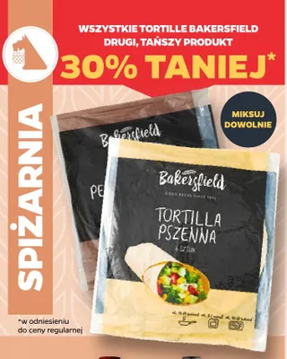 Tortilla pszenna Bakersfield promocja w Netto