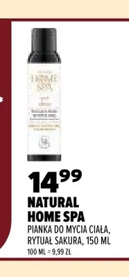 Pianka do mycia ciała Natural Home Spa Rytuał Sakura promocja w Drogerie Natura