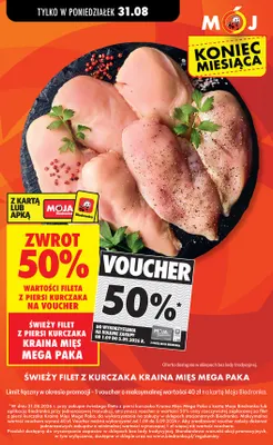 Świeży filet z piersi kurczaka Kraina Mięs Mega Paka promocja w Biedronka