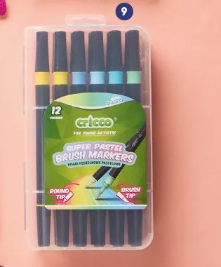 Pisaki dwustronne pastelowe Cricco promocja w Biedronka