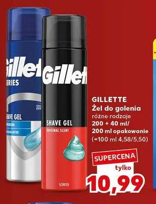 Żel do golenia Gillette Original Scent promocja w Kaufland
