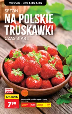 Truskawka polska promocja w Biedronka