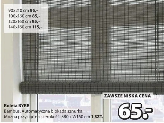 Roleta BYRE promocja w Jysk