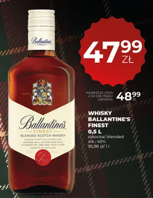 Whisky Ballantine's Finest promocja w Duży Ben