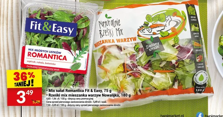 Rzeźki mix mieszanka warzyw Nowalijka promocja w Twój Market