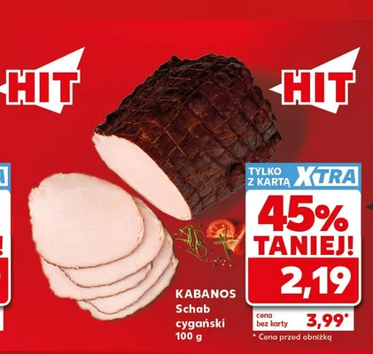 Schab cygański Kabanos promocja w Kaufland
