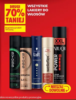 Lakier do włosów Syoss Max Hold Hairspray 3in1 promocja w Biedronka