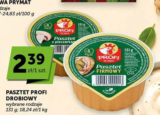 Pasztet drobiowy firmowy Profi promocja w Groszek