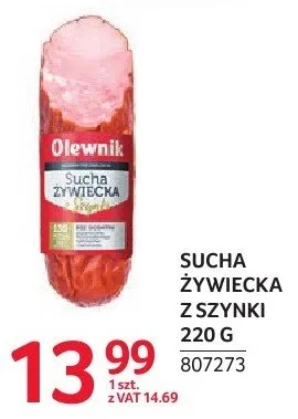 Sucha Żywiecka z szynki 220 g promocja w Selgros
