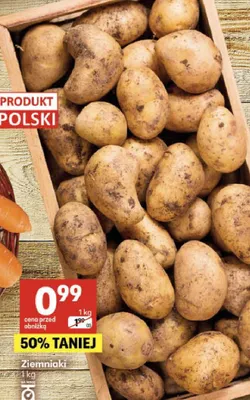 Ziemniaki promocja w Delikatesy Centrum