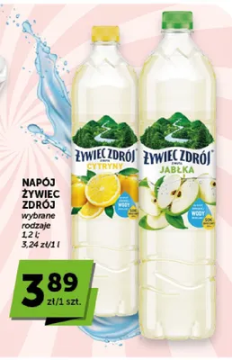 Napój Żywiec Zdrój z nutą jabłka promocja w Groszek