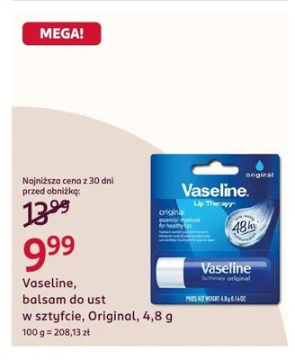 Balsam do ust w sztyfcie Original promocja w Rossmann