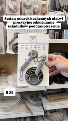 Zestaw miarek kuchennych pepco HOME 1,25ml - 240ml promocja w Pepco