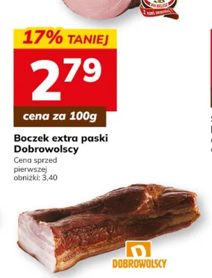 Boczek extra paski Dobrowolscy promocja w Hitpol
