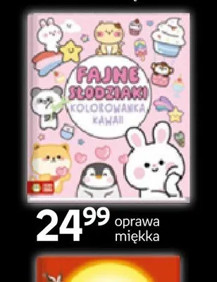 Książka Fajne słodziaki Kolorowanka kawaii promocja w Empik