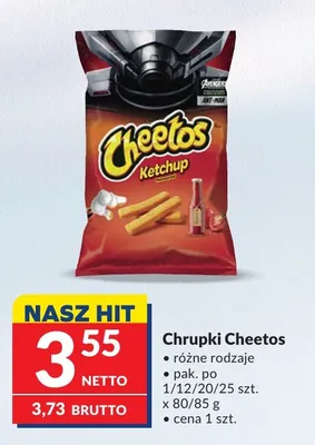 Chrupki Cheetos promocja w Makro