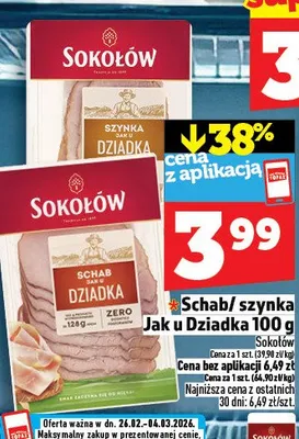 Schab/szynka Jak u Dziadka promocja w TOPAZ