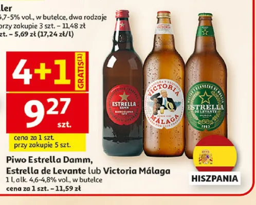 Piwo Victoria Málaga promocja w Auchan