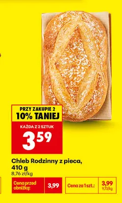 Chleb Rodzinny z pieca promocja w Biedronka