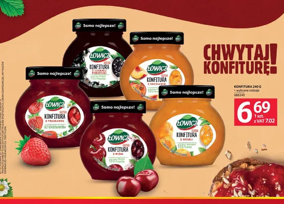 Konfitura z wiśni Łowicz promocja w Selgros