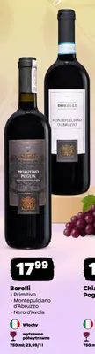 Wino czerwone Borelli Nero d'Avola promocja w Netto