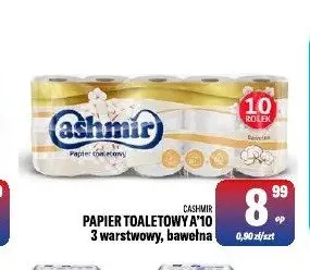 Papier toaletowy Cashmir 3-warstwowy bawełna promocja w Tomi Markt