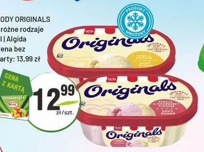 Lody Originals Vanilla Algida promocja w Sedal