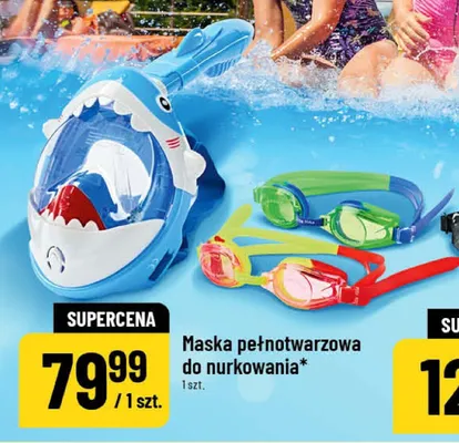 Maska pełnotwarzowa do nurkowania promocja w POLOmarket