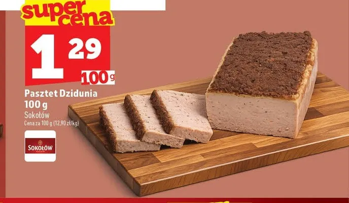Pasztet Dzidunia Sokołów promocja w TOPAZ